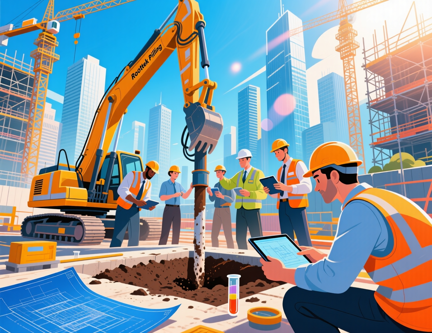 Roottek Piling - Professional Team at Work
